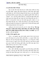 Phương hướng phát triển thị trường xuất khẩu của việt nam giai đoạn 2001 - 2010 và tầm nhìn đến 2020