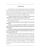 Nghiên cứu thống kê quy mô, cơ cấu và hiệu quả sử dụng vốn sản xuất kinh doanh của Công ty xây dựng 99 thời kỳ 2000 - 2007