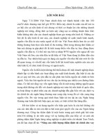 Nâng cao chất lượng thẩm định tài chính cho vay dự án tại NHNN & PTNT chi nhánh Tam Trinh