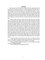 Đánh giá thực trạng chuyển dịch cơ cấu ngành ngành kinh tế nông nghiệp VN thời kỳ 1996 -2002