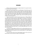 Phương hướng & Giải pháp nâng cao hiệu quả vốn của Cty Bánh kẹo Tràng An