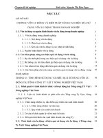 VLĐ và các Giải pháp chủ yếu nâng cao hiệu quả tổ chức sử dụng VLĐ tại Tổng Cty vật tư nông nghiệp VN