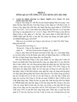 Công tác tổ chức hạch toán tại Cty Xây dựng số 1 Hà Nội