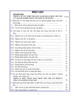 Một số biện pháp thúc đẩy hoạt động tiêu thụ sản phẩm của công ty gạch ốp lát HÀ Nội