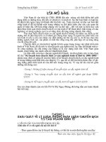 Kế hoạch hoá chuyển dịch cơ cấu nghành kinh tế thời kỳ 2001-2005 1