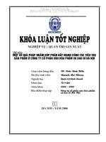 Thực trạng phát triển thị trường TTSP của Cty TNHH Sông Công Hà Đông