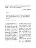 Một số giải pháp mở rộng cho vay phát triển công nghiệp có hiệu quả của các NHTM Thái Nguyên