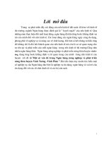 Một số vấn đề trong ngân hàng nông nghiệp và phát triển nông thôn  huyện Vĩnh Tuờng -Vĩnh Phúc