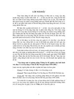 Vận dụng Một số phương pháp thống kê để nghiên cứu tình hình vốn đầu tư Cơ sở hạ tầng ở Hà Nôịo giai đoạn 1997-2004