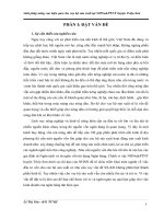 Giải pháp nâng cao hiệu quả cho vay hộ sản xuất tại NHNN & PTNT huyện Triệu Sơn- Thanh Hóa