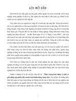 Thực trạng hoạt động và Một số Giải pháp góp phần đẩy mạnh xuất khẩu hàng nông sản