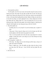 Khung lý thuyết phân tích ảnh hưởng của quá trình tự do hóa thương mại