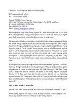 phân tích SWOT doanh nghiệp cafe trung nguyên