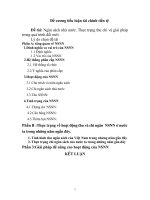 Thực trạng thu chi và Giải pháp trong quá trình đổi mới