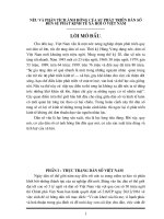 Nêu & phân tích ảnh hưởng của sự phát triển dân số đến sự phát triển kinh tế xã hội ở Việt nam