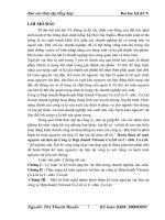 Báo cáo tại Cty kinh doanh thép và vật tư Hà Nội