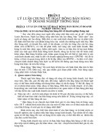 Một số Giải pháp nhằm hoàn thiện hoạt động phân phối sản phẩm ở Cty Gạch ốp lát Hà Nội