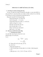 Thiết kế băng gầu nóng - Chương 4