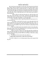 Thiết kế phân xưởng nấu bia có năng xuất 8 triệu lítnăm