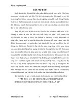 Tìm hiểu v ề hệ thống phân phối hàng hoá hapro mart thuộc Cty siêu thị Hà Nội