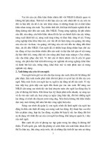 Ảnh hưởng của các yếu tố kinh tế kỹ thuật đến tăng năng suất lao động ở Công ty dệt Minh Khai