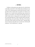 Bài tiểu luận Lý thuyết xã hội học