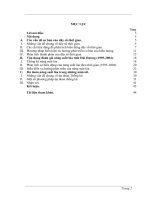 Vận dụng phương pháp dãy số thời gian đánh giá năng suất Lúa tỉnh Hải Dương giai đoạn 1995-2004 và dự đoán đến năm 2007