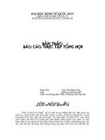 Báo cáo tại Cty cổ phần ô tô vận tải Hà Tây