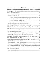 Nâng cao khả năng thắng thầu trong hoạt động dự thầu cung cấp máy móc thiết bị tại Công ty Cổ phần Du lịch và Thương mại - TKV