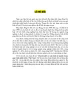 Chuyển dịch cơ cấu kinh tế ngành trong nền kinh tế hiện nay