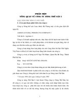 Báo cáo thực tập tổng hợp về Công ty Nông thổ sản I trực thuộc Bộ Thương mại.doc