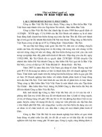 Quá trình hình thành và phát triển của Công ty Bảo Việt Hà Nội