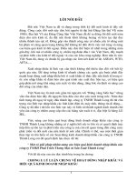 Nâng cao hiệu quả kinh doanh NK của công ty TNHH phát triển thương mại và sản xuất Thành Long