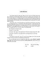 Thực trạng cơ cấu ngành kinh tế Việt Nam trong giai đoạn 1995 -2008