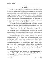 Hoàn thiện hệ thống bán lẻ Điện thoại di động của Trung tâm bán lẻ thuộc Công ty Thương mại và Xuất nhập khẩu Viettel