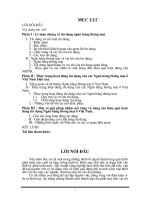 Giải pháp mở rộng và nâng cao hiệu quả hoạt động tín dụng của NHTM