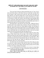 Một số ý kiến nhằm nâng cao chất lượng sản phẩm và doanh thu của Công ty sứ thanh trì Hà Nội