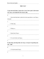 Hoạt động xuất nhập khẩu của Công ty Artexport trong những năm 1997 - 2000