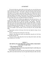 Một số Giải pháp thúc đẩy hoạt động kinh doanh XNK Xăng Dầu của Việt Nam