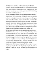 . Quá trình hình thành và phát triển tư tưởng Hồ CHí Minh