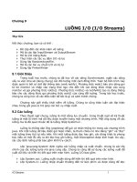 LUỒNG I/O (I/O Streams)