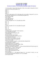 153 Cau hoi trac nghiem kinh te vi mo on thi van bang 2DH Kinh te.doc
