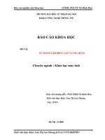LÝ THUYẾT ĐỘ PHỨC TẠP VÀ ỨNG DỤNG.doc