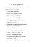 Đề Cương Xác Suất Thống Kê tiếp.doc