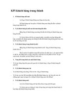 KPI khách hàng trung thành