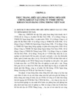 Thực trạng và hiệu quả hoạt động của môi giới chứng khoáng tại công ty chứng khoán VN.doc