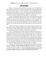 Hạch toán kế toán chi phí sản xuất và tính giá thành sản phẩm của công ty xây dựng Thanh niên HN.doc