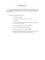 Tài liệu photoShop về tendons Gân