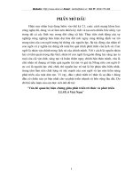 Vấn đề quan hệ biện chứng giữa phát triển tri thức và phát triển .DOC