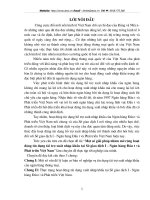 Một số giải pháp nhằm mở rộng hoạt động tín dụng tài trợ xuất nhập khẩu tại Sở giao dịch I - Ngân hàng Đầu tư và Phát triển Việt Nam.DOC